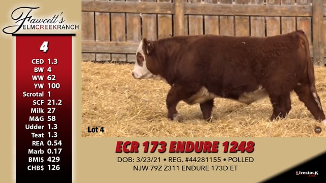 Lot #4 - ECR 173 ENDURE 1248