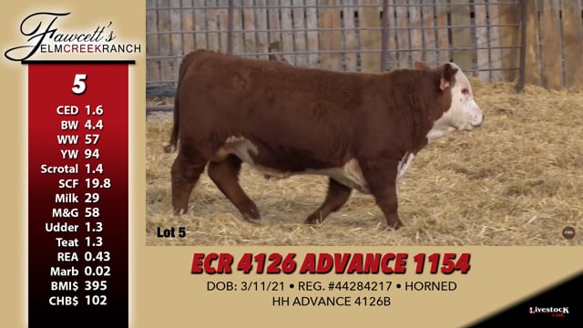 Lot #5 - ECR 4126 ADVANCE 1154