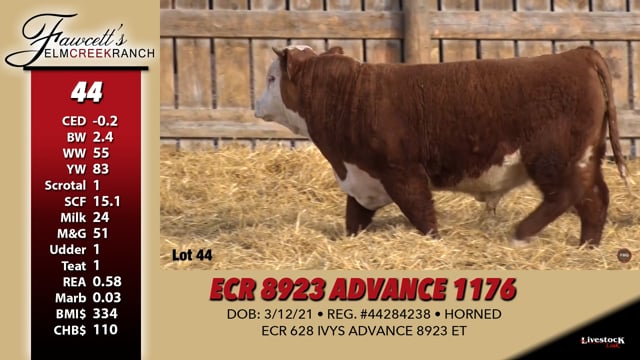 Lot #44 - ECR 8923 ADVANCE 1176