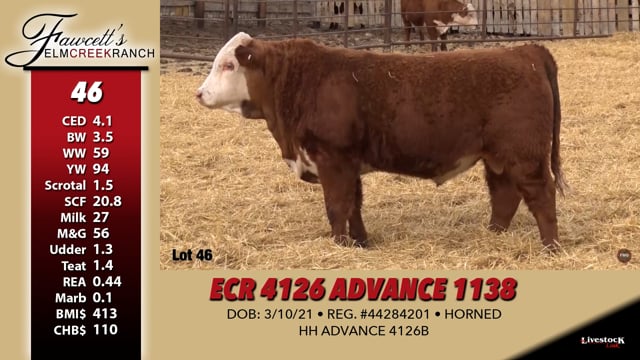 Lot #46 - ECR 4126 ADVANCE 1138