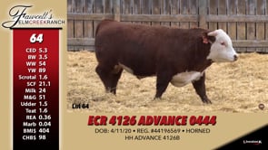 Lot #64 - ECR 4126 ADVANCE 0444