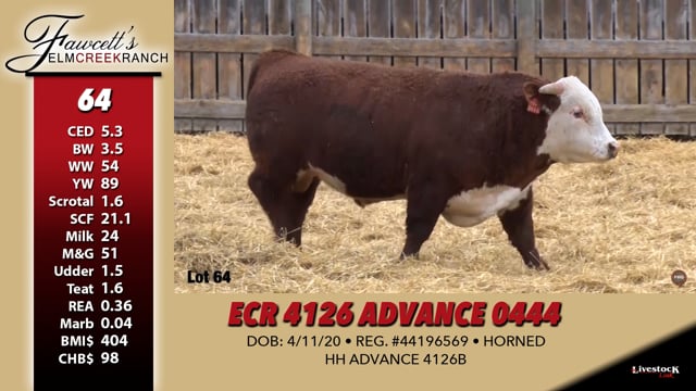 Lot #64 - ECR 4126 ADVANCE 0444