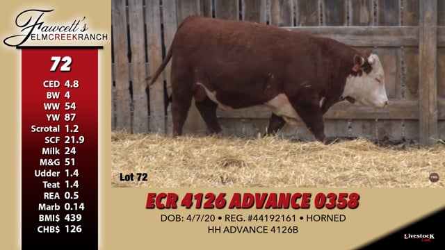 Lot #72 - ECR 4126 ADVANCE 0358