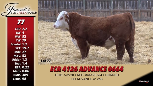 Lot #77 - ECR 4126 ADVANCE 0664