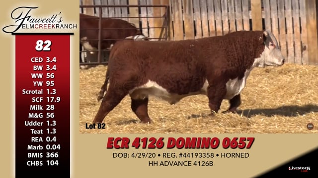 Lot #82 - ECR 4126 DOMINO 0657