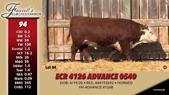 Lot #94 - ECR 4126 ADVANCE 0540