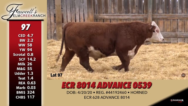 Lot #97 - ECR 8014 ADVANCE 0539