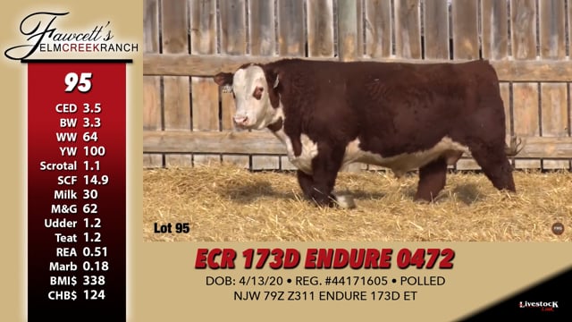 Lot #95 - ECR 173D ENDURE 0472