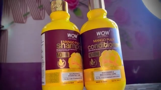 Wow Mango Pulp Shampoo + Conditioner || Newly Launched || Kanisha Nancy Mn Thapar ||