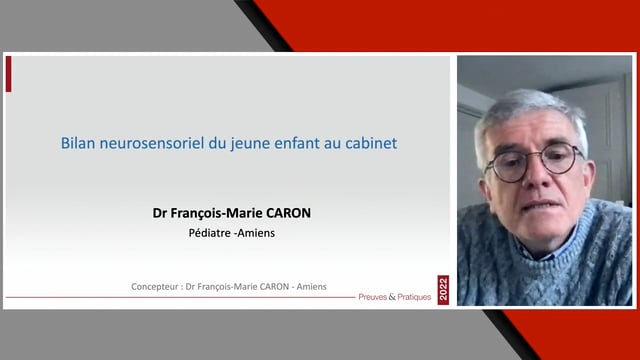 Bilan neurosensoriel du jeune enfant
