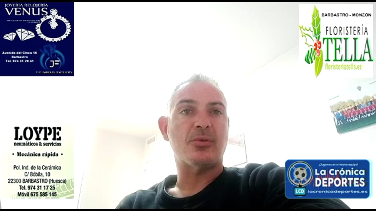 HUMBERTO ARTO (Entrenador Cariñena) CD Cariñena 2-1 CD Belchite / J 21 / 3ª División