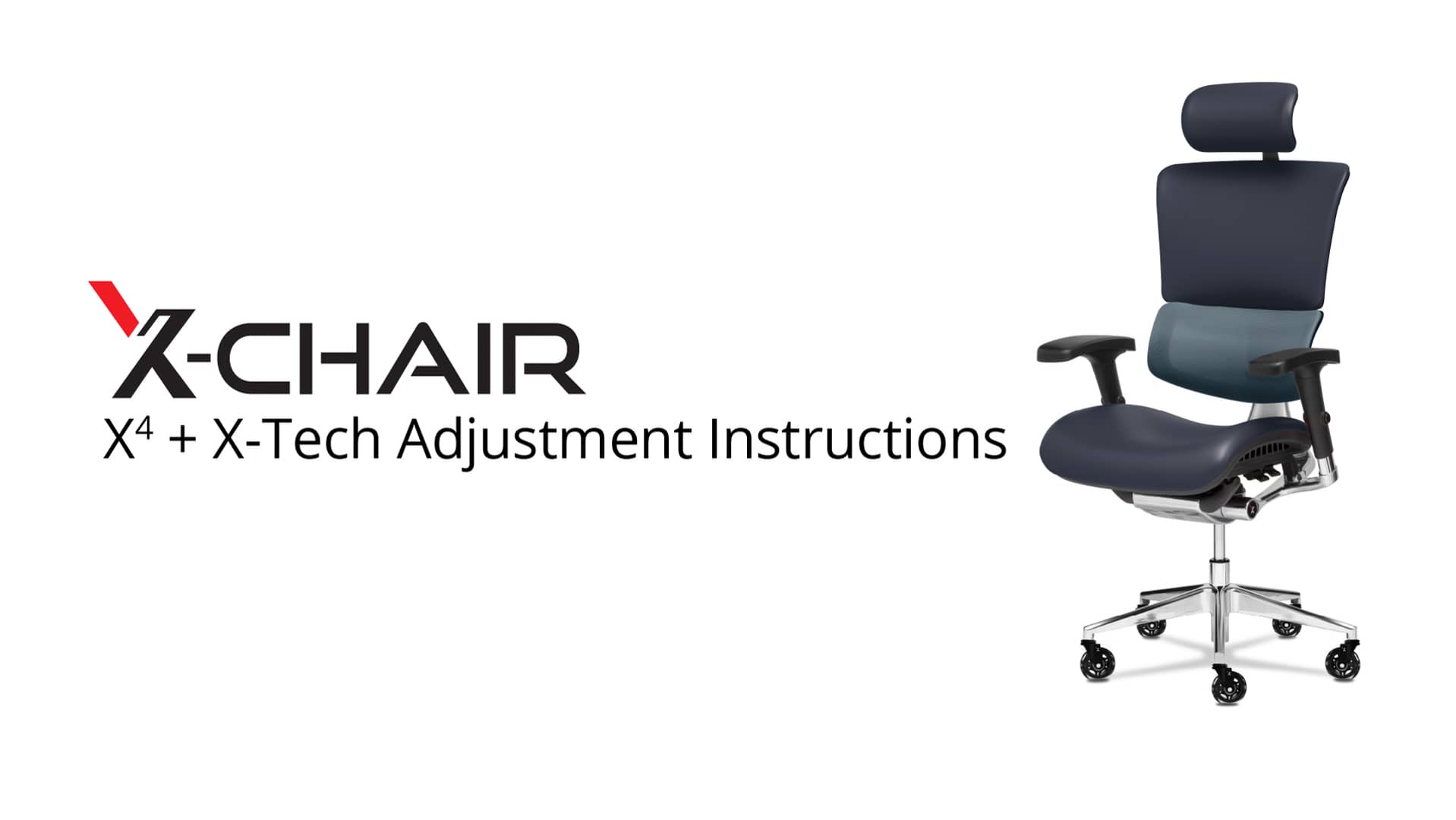 XChair X4 + XTech Adjustment Instructions on Vimeo