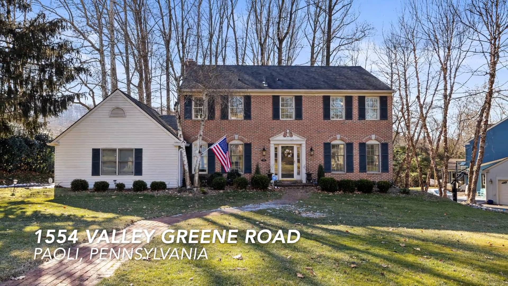 1554 Valley Greene Road, Paoli, PA on Vimeo
