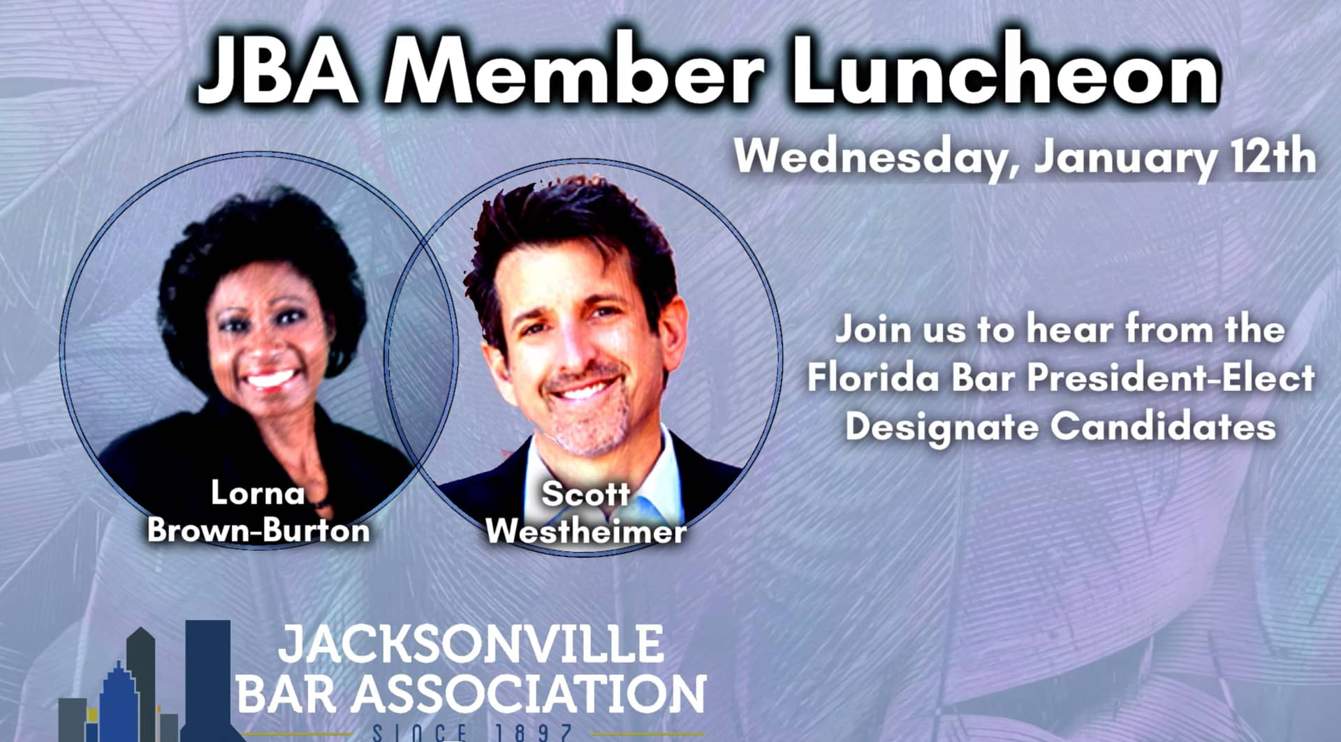 Jacksonville Bar Association Candidate Q&A on Vimeo