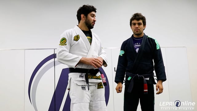 Standing Lapel Control to De La Riva to Sit Up Guard with Lapel Control to Sweep