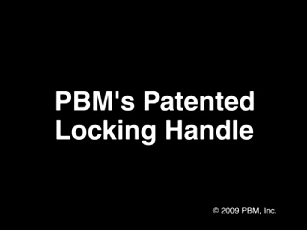 Patented Locking Handle