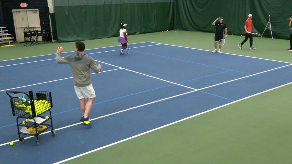 Chris Wagner - Singles Drills to Develop Your Players - Ball Recognition - Backhand Point Play