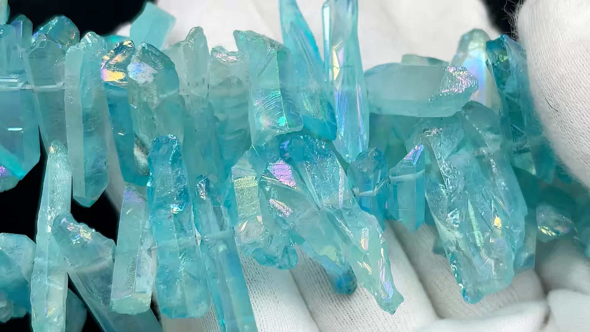 レーザークリスタル 15～39mm［アクアブルーカラー］【1連販売