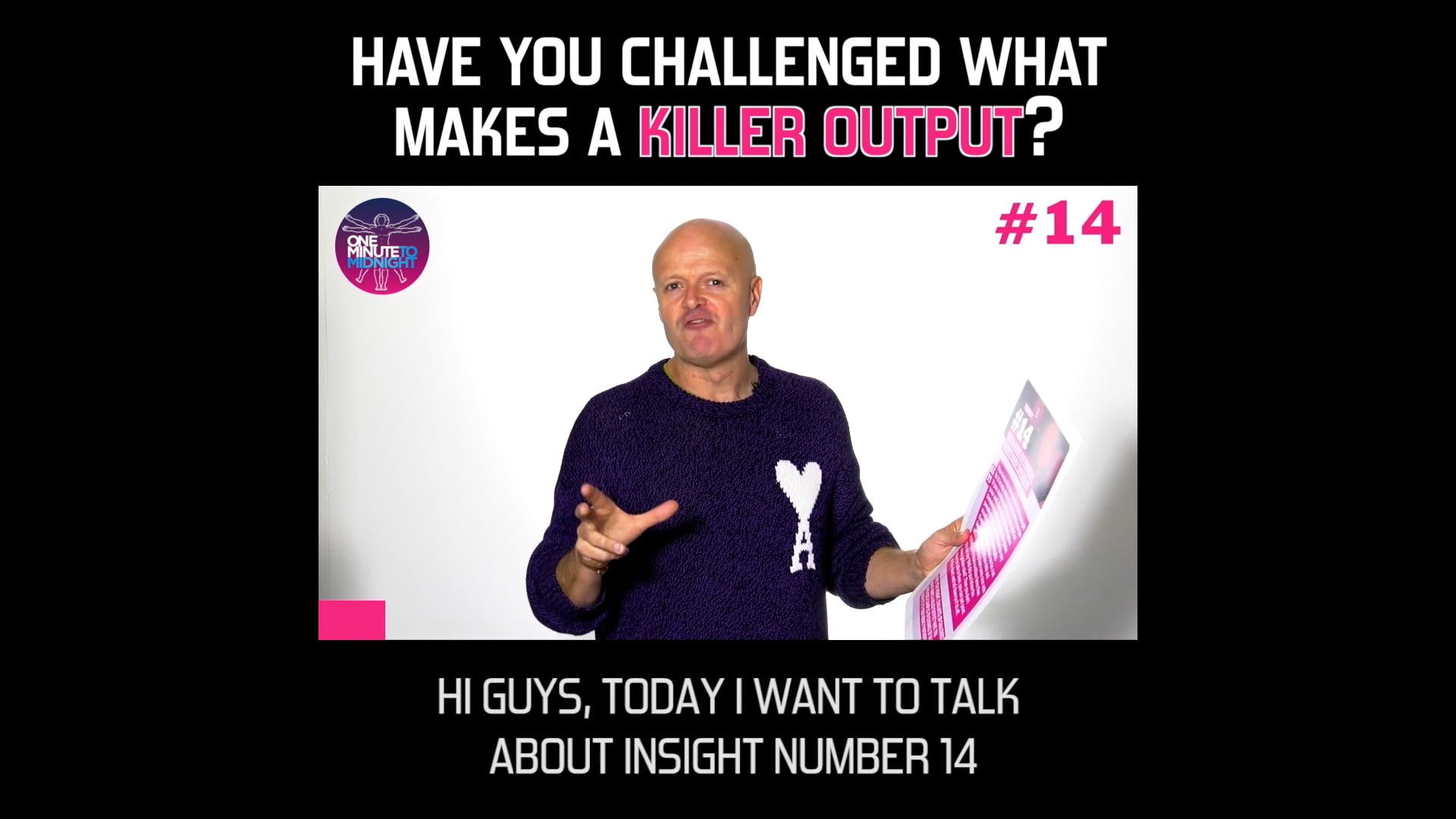 #14 HAS A POWERFULLY DISTINCT OUTPUT THAT LIVES ON