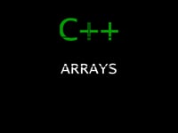 C++ Programming Tutorial 37 - Arrays