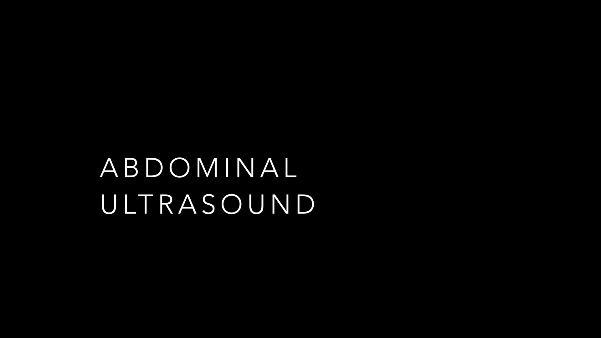 Ultrasound for Small Bowel Obstruction