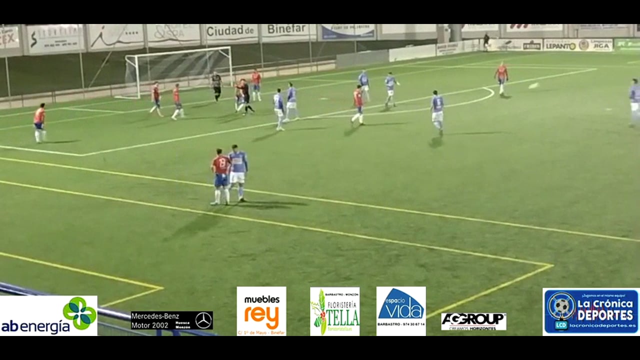 (RESUMEN y GOLES) CD Binéfar 3-3 CD Cariñena / J 18 / 3ª División