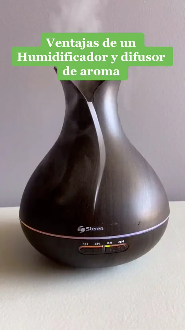 Humidificador y difusor de aroma, de 400 ml Steren Tien
