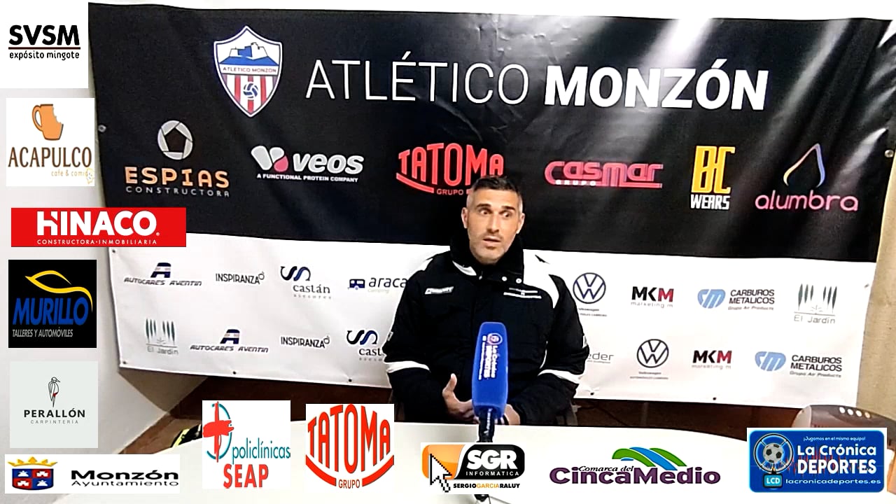 LA PREVIA / Belchite 97 - At. Monzón / J 22 / Cristian Abad (Entrenador AT Monzón) 3ª División