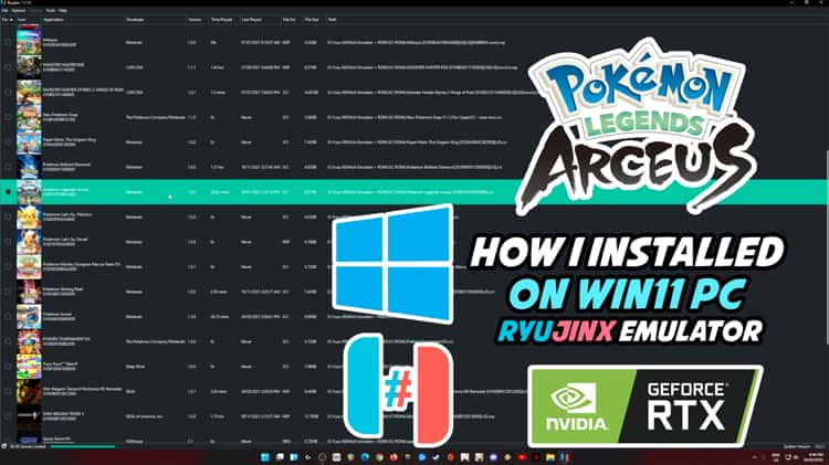 Pokémon Legends: Arceus (v1.0.0 + Ryujinx Emu for PC + Windows 7 Fix,  MULTi9) [FitGirl Repack] 2.2 GB : r/CrackWatch