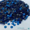 Bleu - Strass thermocollant en verre DMC - 2mm à 6mm