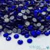 Bleu saphir - Strass thermocollant en verre - 2mm à 6mm