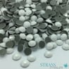 Blanc - Strass thermocollant en verre - 2mm à 6mm