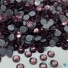Violet clair - Strass thermocollant en verre - 2mm à 6mm