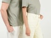 Native Spirit - Unisex eco-friendly organic cotton and linen t-shirt (Almond Green)