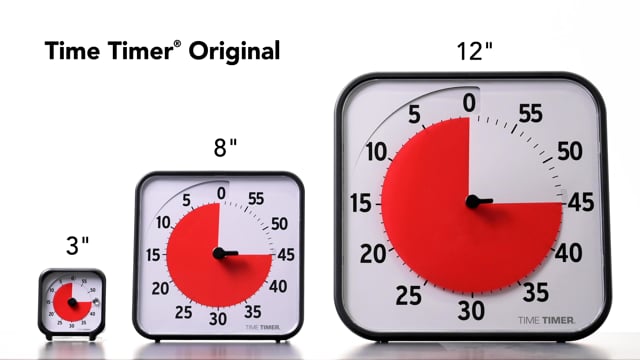 Time Timer® Original 3 Pocket, 60 Minute Timer