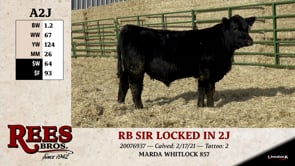 Lot #A2J - RB SIR LOCKED IN 2J
