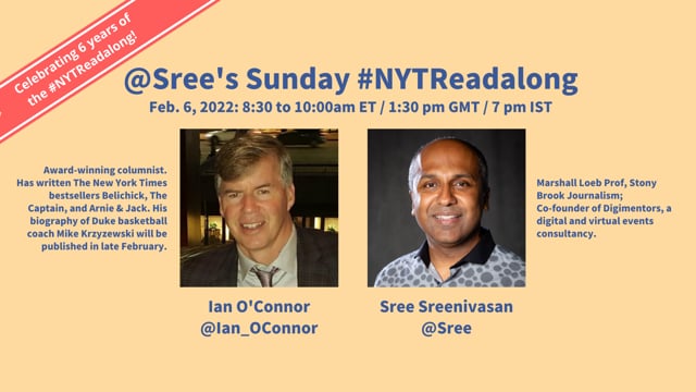 #NYTReadalong | Ian O'Connor (Sports Columnist)