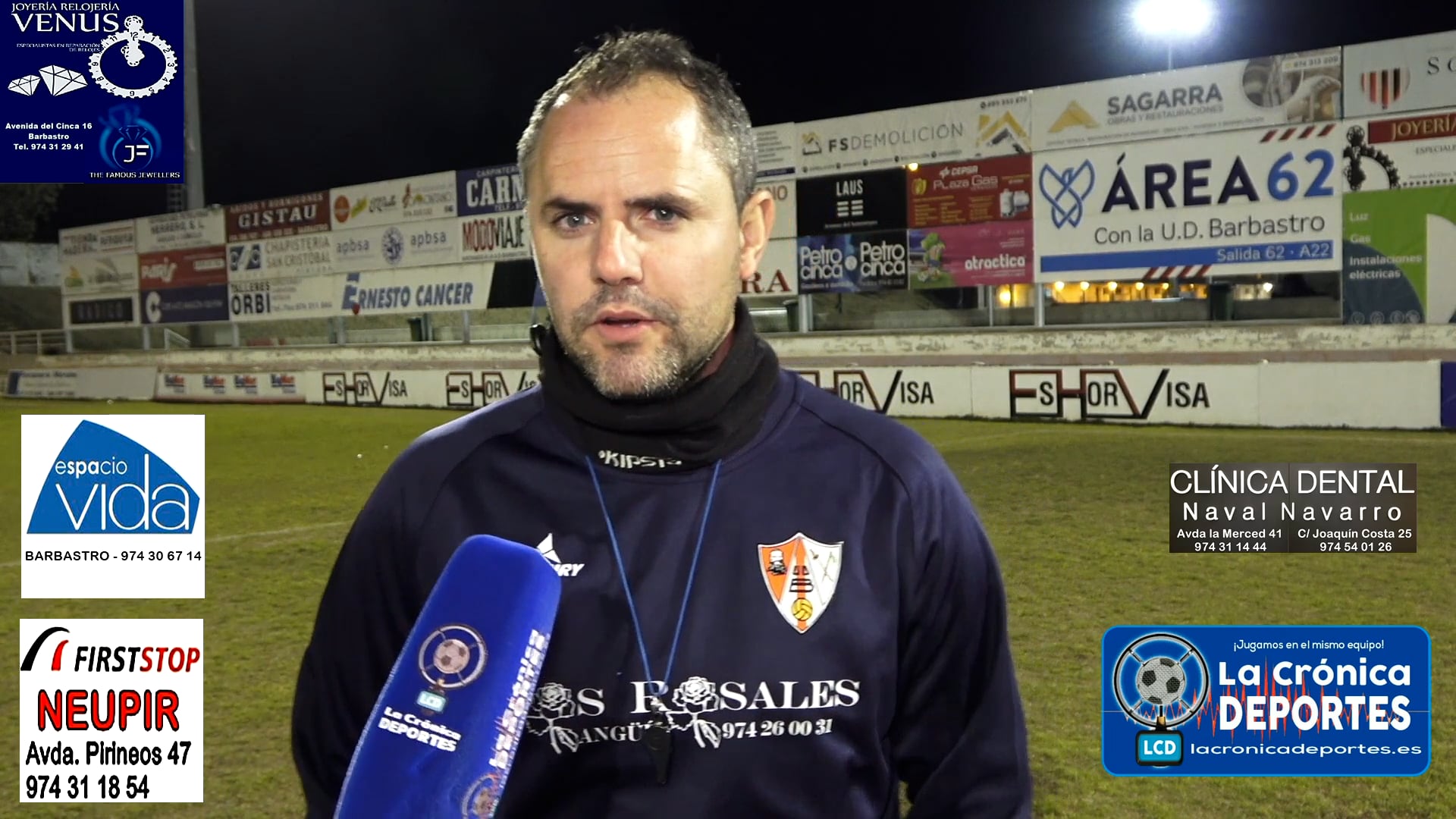 LA PREVIA / UDB Somontano - CD Alto Ara / JOEL BORBÓN (Entrenador Barbastro Somontano) Jornada 14 / 2ª Regional - Gr 2-1