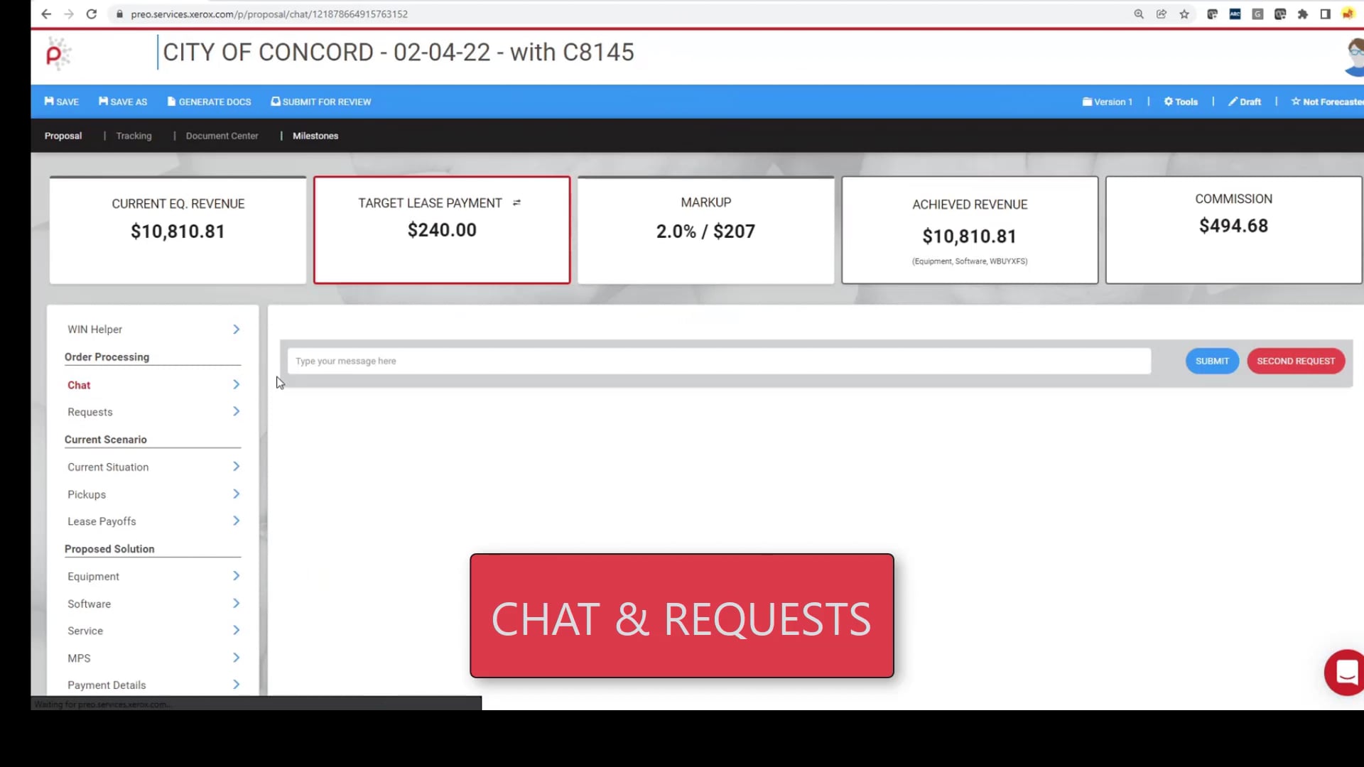 Chat & Requests on Vimeo