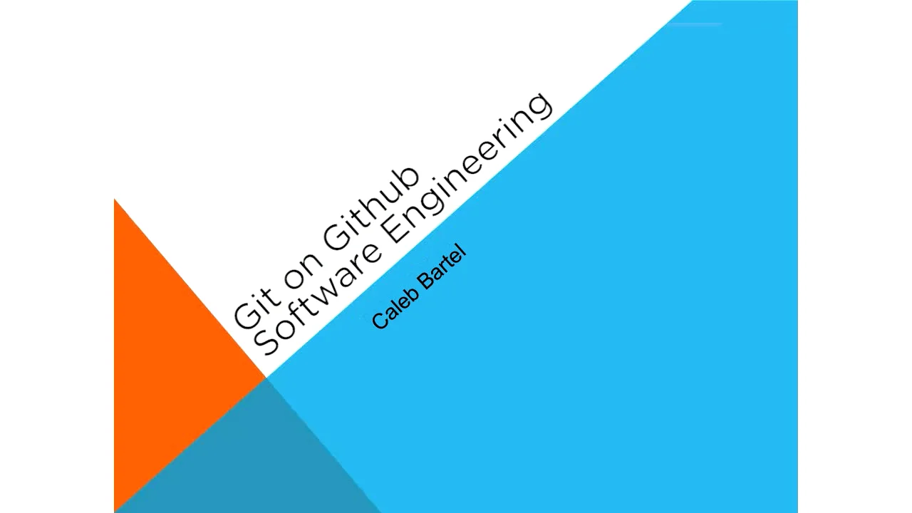 V32 Git and Github on Vimeo