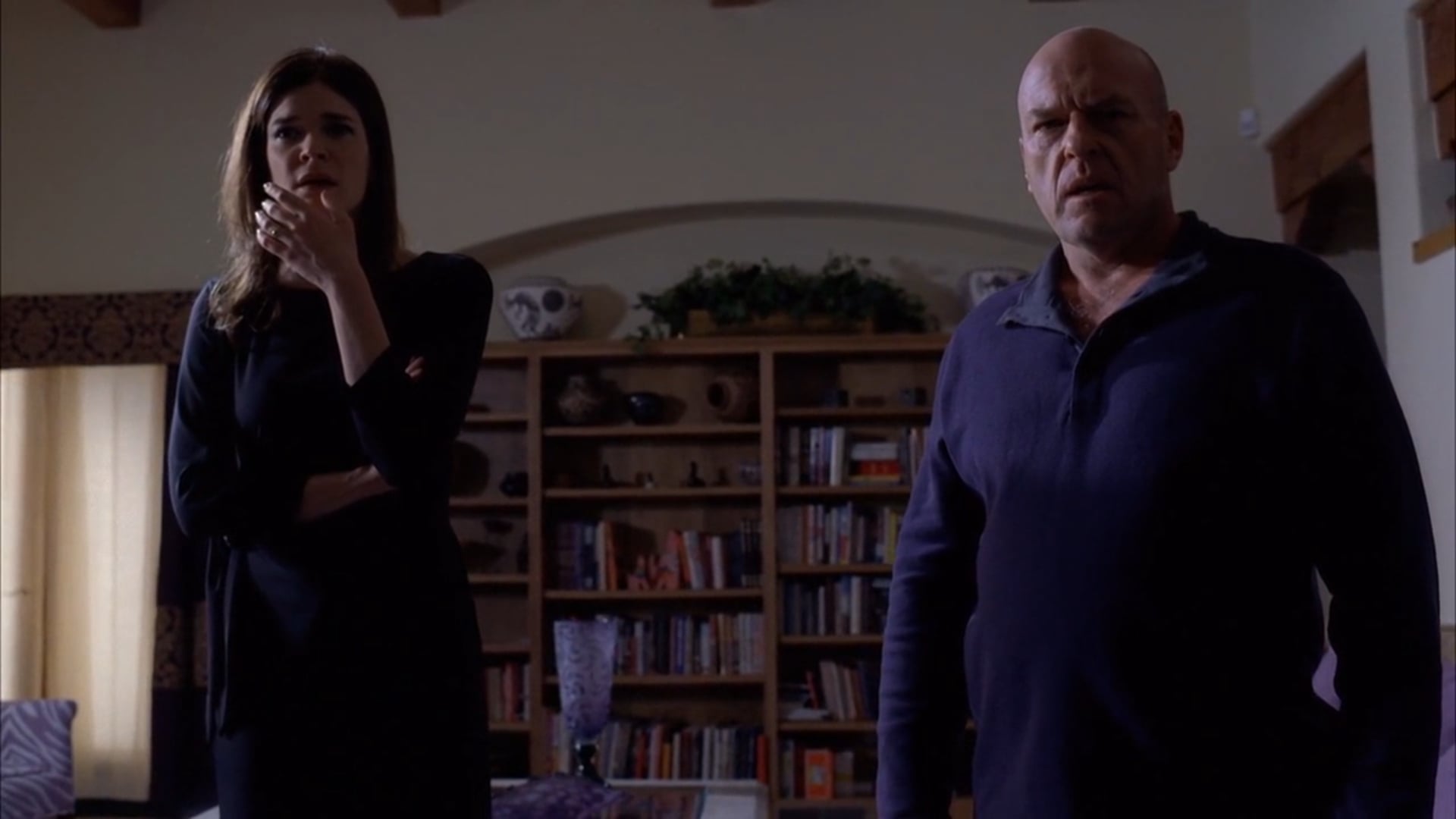Hank and Marie watch "Focusing on Hank (and Marie)"
