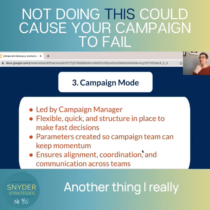 Not Doing This Could Cause Your Campaign to Fail