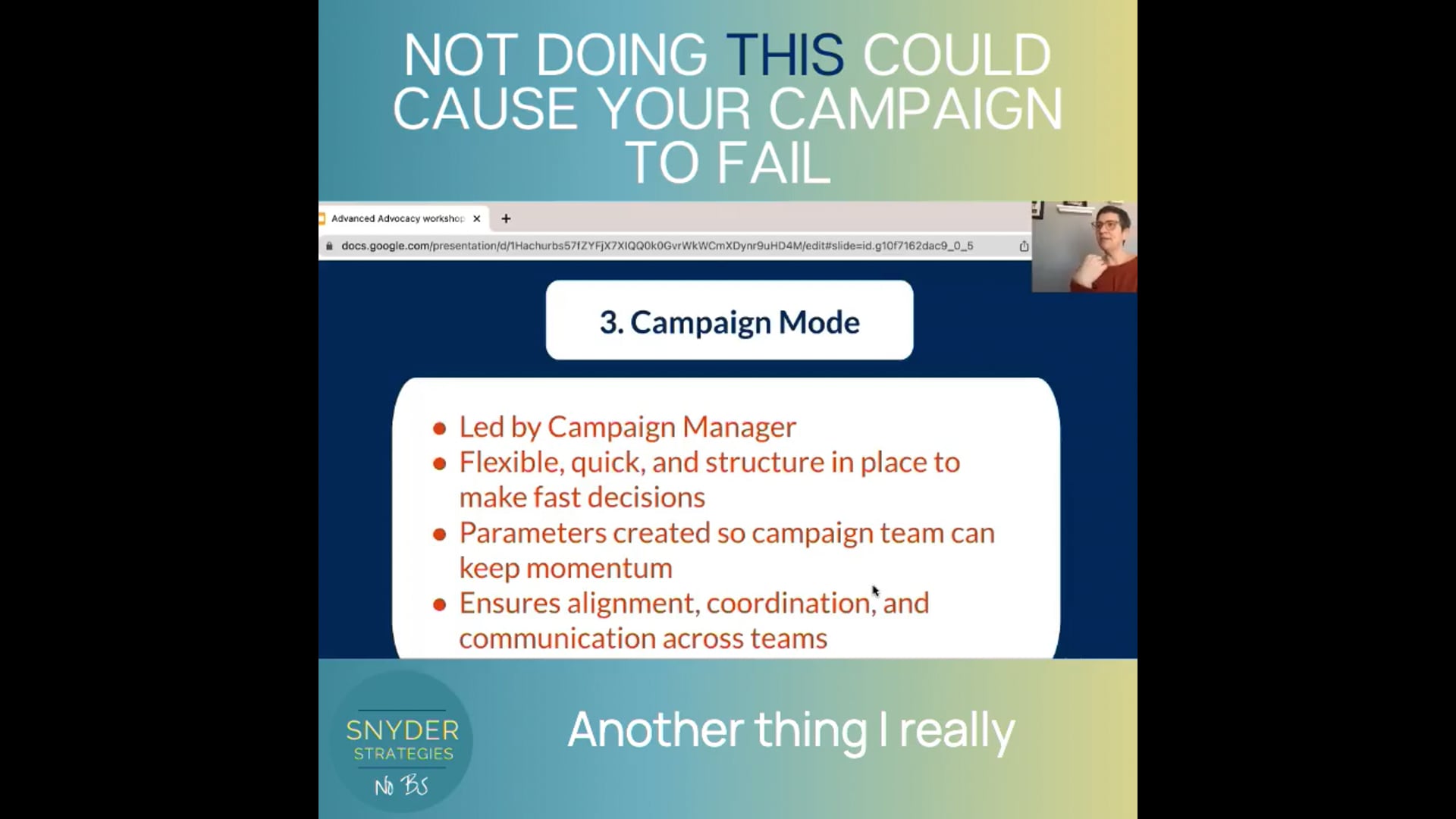 Not Doing This Could Cause Your Campaign to Fail