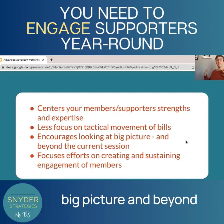 You Need To Engage Supporters Year-Round