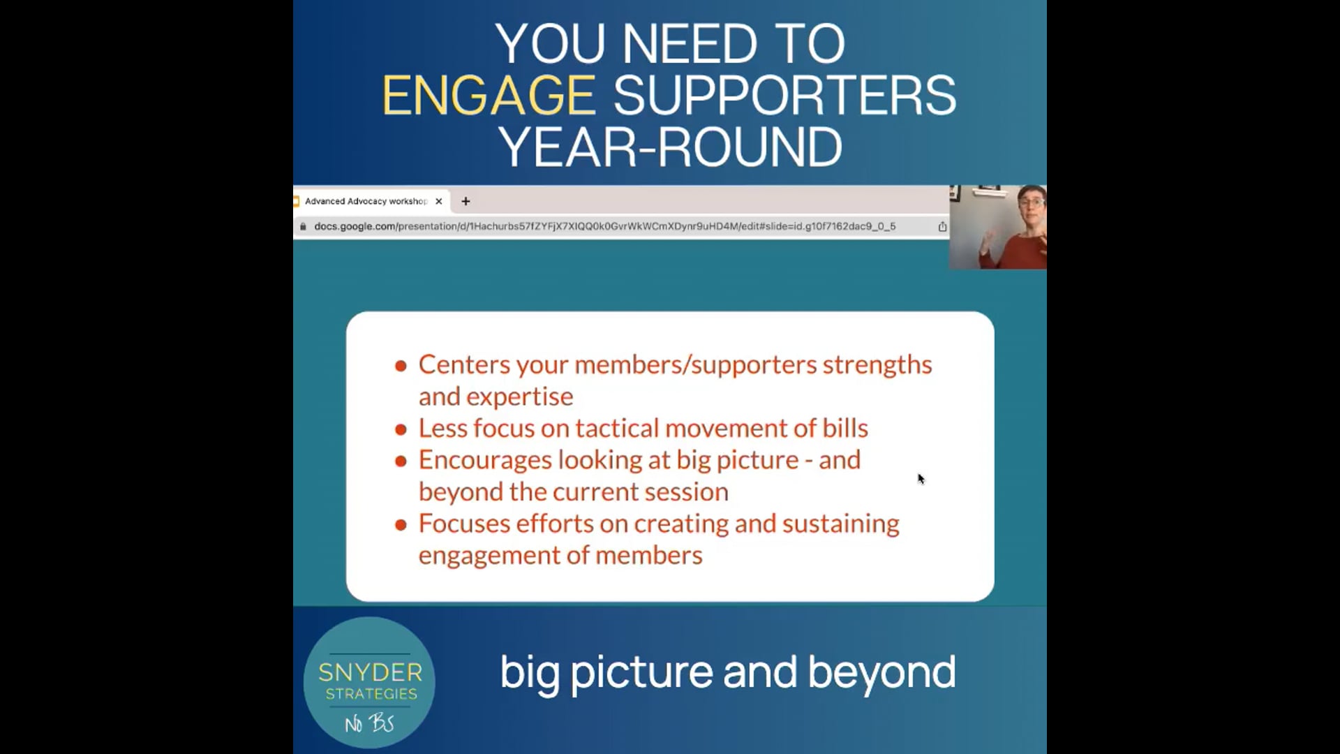 You Need To Engage Supporters Year-Round