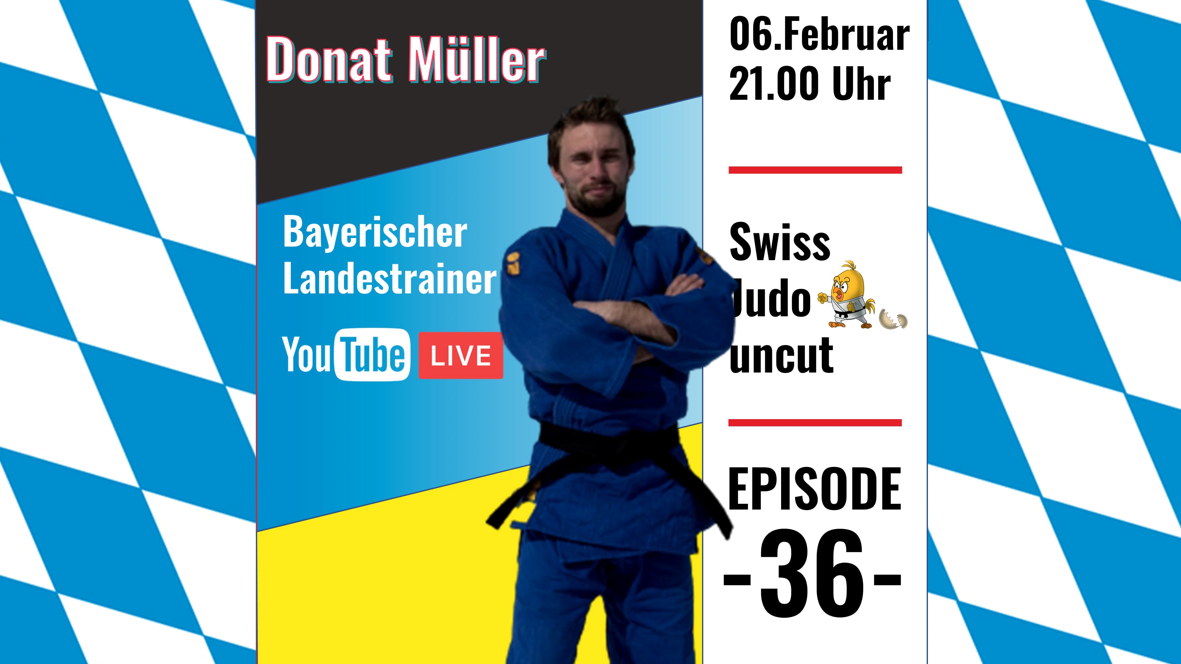 Bayerischer Landestrainer Donat Müller, live bei uns im Studio