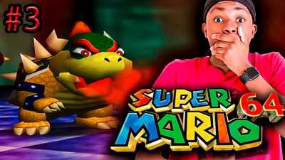 The First BATTLE AGAINST BOWSER! (Mario 64 Ep.3)