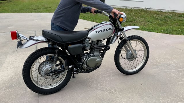 ポポロ No Reserve: 1973 Honda XL250 Motosport for sale on BaT Auctions
