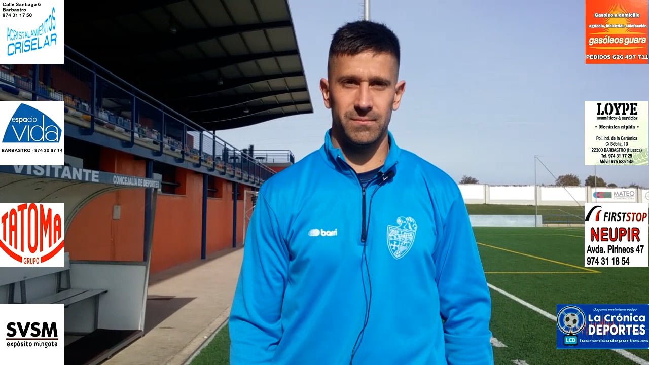 CÉSAR SAN AGUSTÍN (Jugador CD Binéfar) CD Binéfar 2-1 Giner Torrero / J 22 / 3ª División