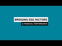 Bridging ESG and Finance